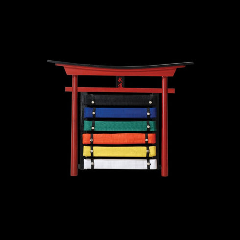 DYNAMICS-BUDO WALL MOUNTABLE BELT-DISPLAY RACK-2